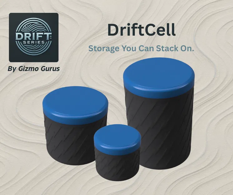 DriftCell - Hệ thống hộp chứa xếp chồng với nhiều kích cỡ linh hoạt - Image 1