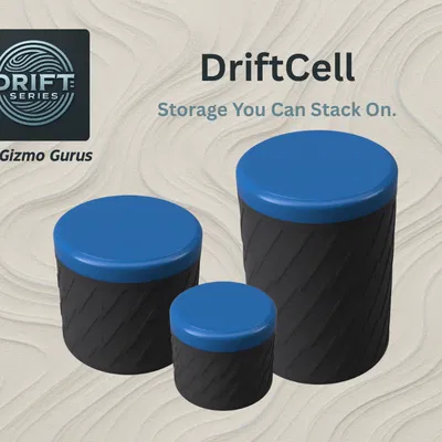 DriftCell - Hệ thống hộp chứa xếp chồng với nhiều kích cỡ linh hoạt