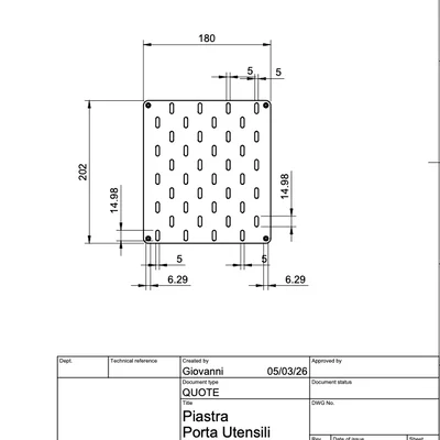 Bảng treo dụng cụ đa năng Organizer GT525 cho góc in 3D gọn gàng