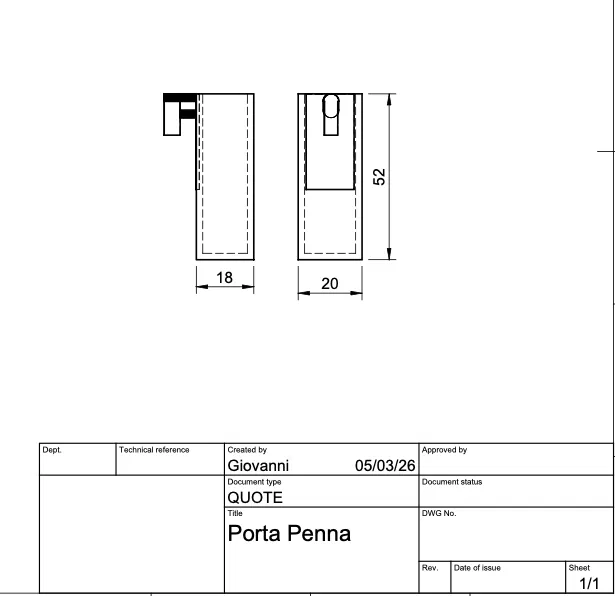 ORGANIZER GT527 - Hộp treo bảng ghim tiện ích cho góc làm việc - Image 4