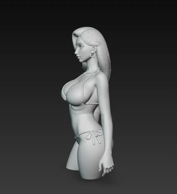 Mô hình 3D nhân vật nữ quyến rũ bikini cho người yêu sưu tầm - Image 4