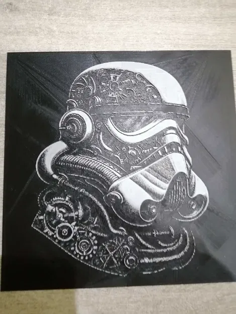 Tranh in 3D Hue Forge hình Stormtrooper phong cách Steampunk độc đáo - Image 1