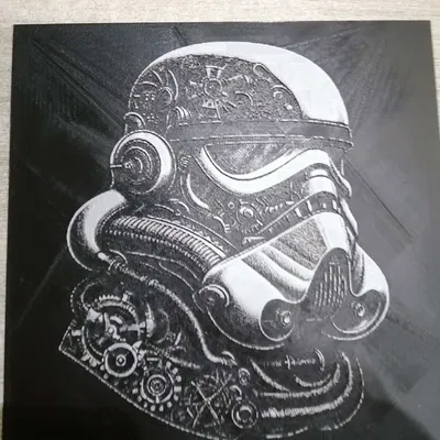 Tranh in 3D Hue Forge hình Stormtrooper phong cách Steampunk độc đáo