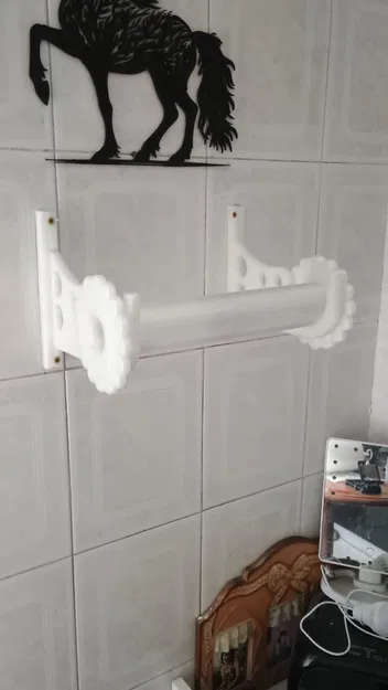 Giá treo cuộn khăn giấy 3D gắn tường tiện lợi - Image 1