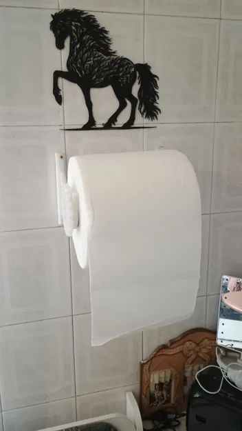 Giá treo cuộn khăn giấy 3D gắn tường tiện lợi - Image 4