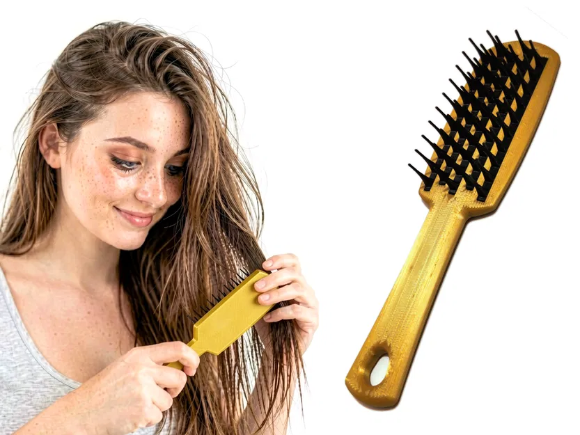 Lược Gỡ Rối Tóc với Răng Lược Linh Hoạt - Image 1