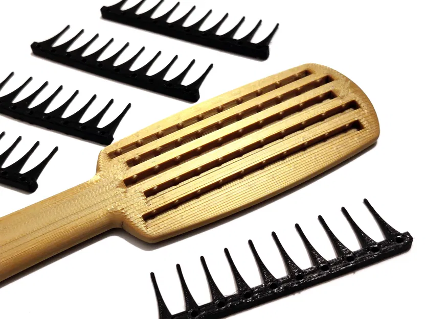 Lược Gỡ Rối Tóc với Răng Lược Linh Hoạt - Image 2