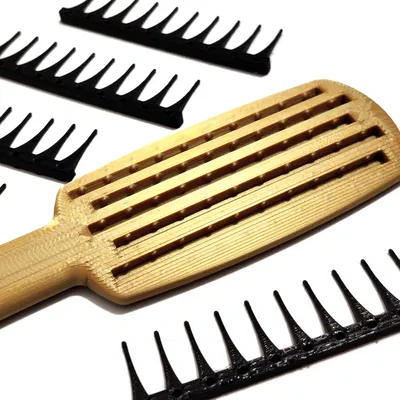 Lược Gỡ Rối Tóc với Răng Lược Linh Hoạt