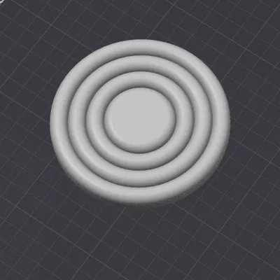 Miếng lót ly hiện đại thiết kế tối giản in 3D tiện dụng