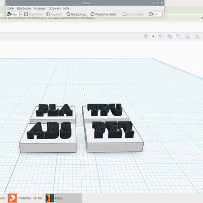 Mẫu thử nghiệm filament 3D (PLA, TPU, ABS, PET) siêu nhanh