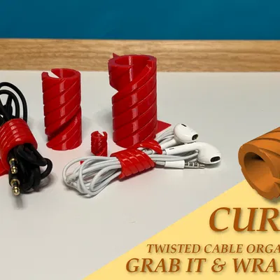 Curly - Món phụ kiện giúp sắp xếp dây cáp dạng xoắn