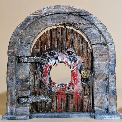 Mô hình cửa lắp ghép (Modular Door Props) cho DND và TTRPG