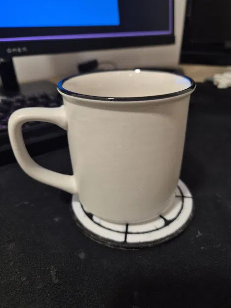 Miếng lót ly Deadlock thiết kế dày 4mm cứng cáp - Image 3