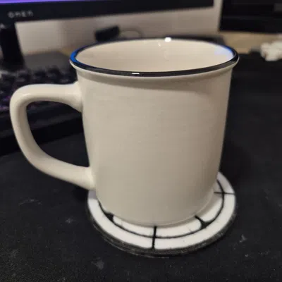 Miếng lót ly Deadlock thiết kế dày 4mm cứng cáp