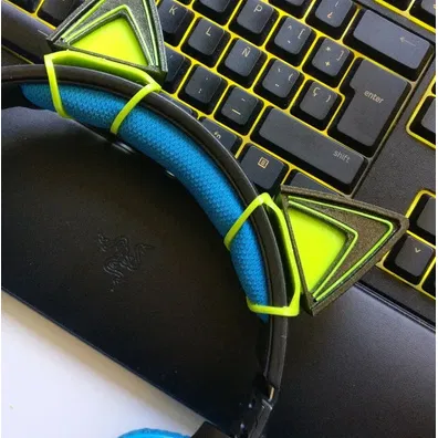 Tai Mèo Trang Trí Tai Nghe Gaming - Phụ Kiện 3D Dễ In