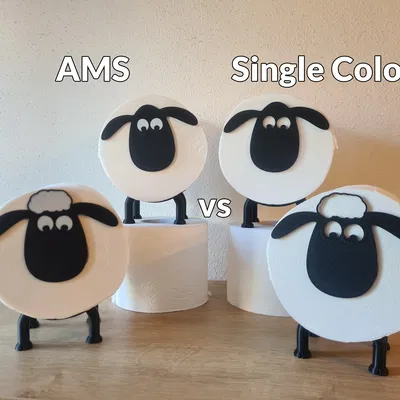 Giá đỡ giấy vệ sinh hình cừu siêu cấp (Ultimate Sheep Toilet Paper Holder)