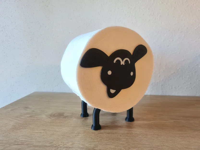 Giá đỡ giấy vệ sinh hình cừu siêu cấp (Ultimate Sheep Toilet Paper Holder) - Image 5