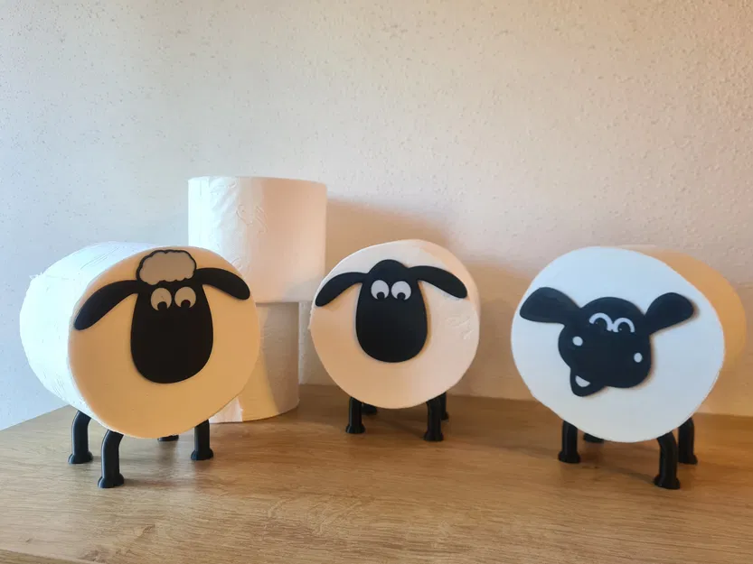 Giá đỡ giấy vệ sinh hình cừu siêu cấp (Ultimate Sheep Toilet Paper Holder) - Image 6