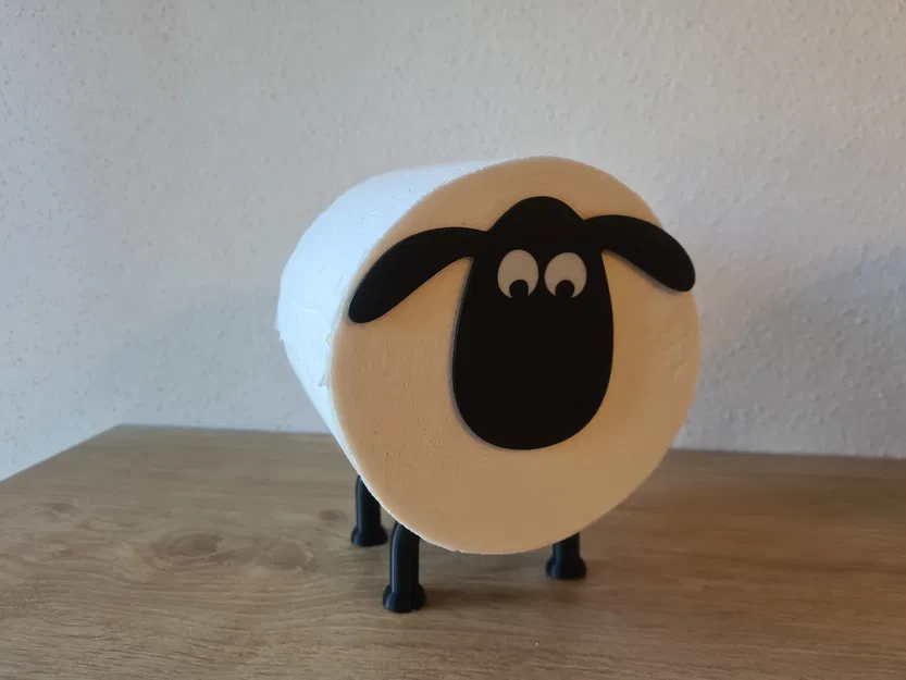 Giá đỡ giấy vệ sinh hình cừu siêu cấp (Ultimate Sheep Toilet Paper Holder) - Image 7