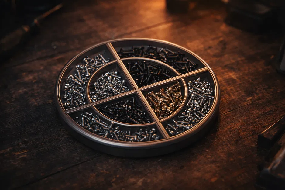 Khay đựng ốc vít, linh kiện thông minh - Thiết kế tối giản - Image 1