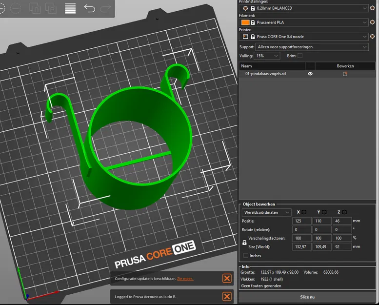 Giá đỡ hũ bơ đậu phộng cho chim ăn - Image 3
