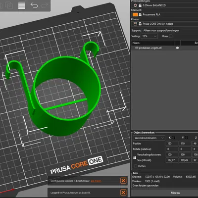 Giá đỡ hũ bơ đậu phộng cho chim ăn