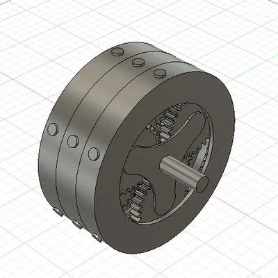 Mô hình hộp số hành tinh tỉ lệ 1:343 chất lượng cao