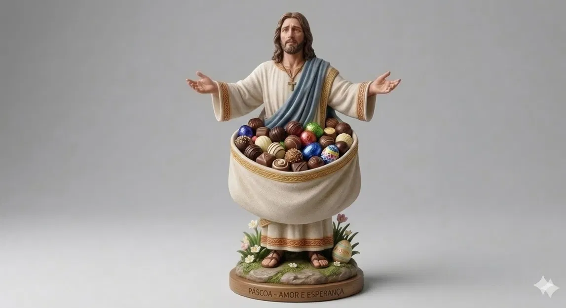 Mô hình 3D: Chúa Phục sinh (Phiên bản sẻ chia) - Image 1