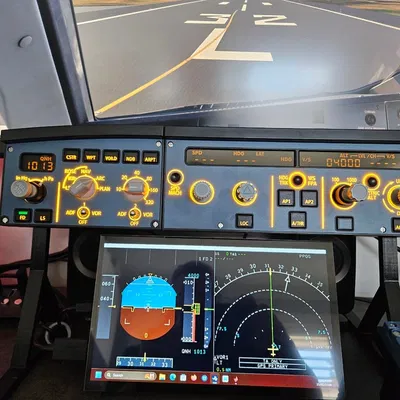 Chân đế cao cho Winwing Winctrl Airbus FCU hỗ trợ màn hình phụ