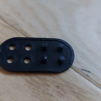 Miếng nối nón Snapback (Dành cho khóa Difuzed / Hai hàng nút)