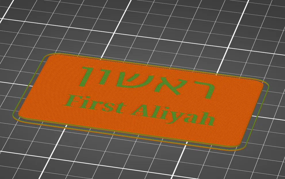 Thẻ Aliyah cho nghi thức đọc Torah - Image 2