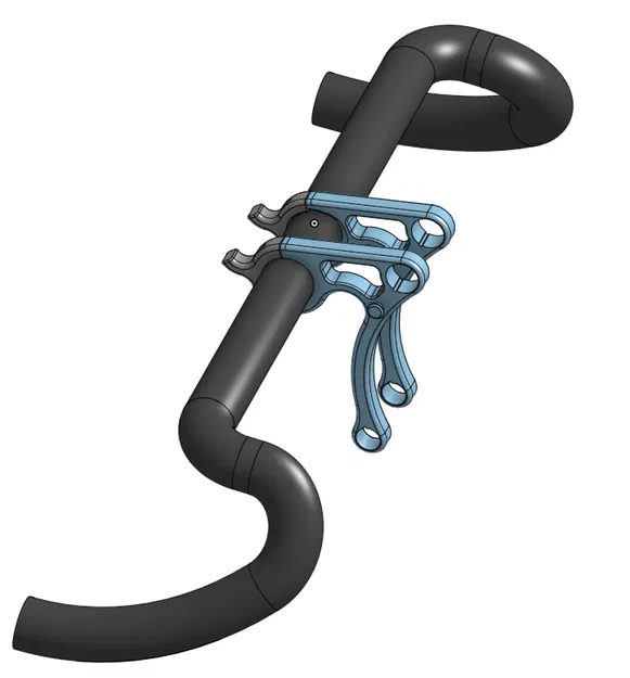 Giá đỡ treo túi khô gắn ghi đông xe đạp (Handlebar Rack Cradle Cage) - Image 5