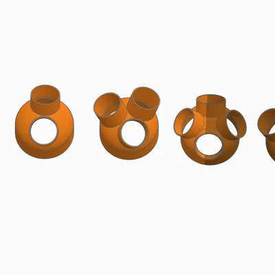 Bộ chuyển đổi và chia ống 8 inch sang 4 inch cho hệ thống hút bụi và thông gió HVAC