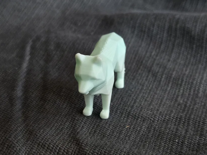 Mô hình chú sói Willy the Wolf in 3D phong cách Low Poly độc đáo - Image 3