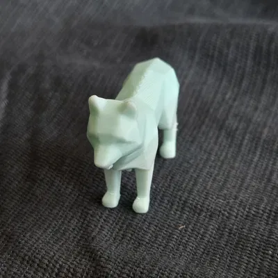 Mô hình chú sói Willy the Wolf in 3D phong cách Low Poly độc đáo