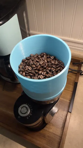 Phễu nối dài chứa hạt cho máy xay cà phê Shardor - Image 5