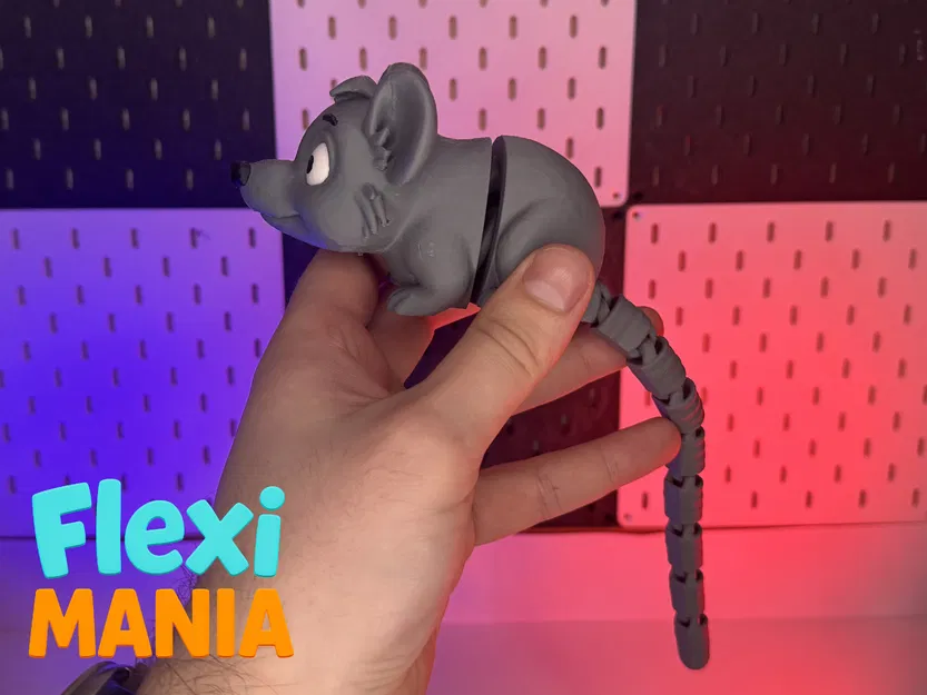 Mô hình chuột cử động linh hoạt đáng yêu - FLEXI - Image 1