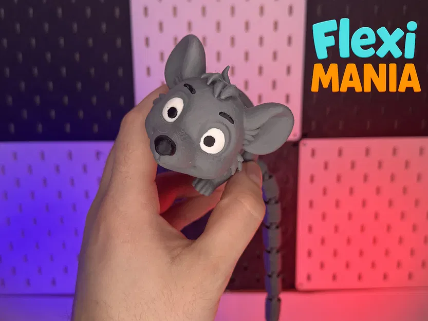 Mô hình chuột cử động linh hoạt đáng yêu - FLEXI - Image 4