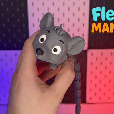 Mô hình chuột cử động linh hoạt đáng yêu - FLEXI