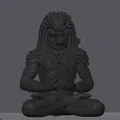 Mô hình Predator ngồi thiền (Predator in ZEN) trang trí độc đáo - Thumbnail 1