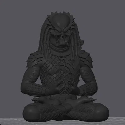 Mô hình Predator ngồi thiền (Predator in ZEN) trang trí độc đáo