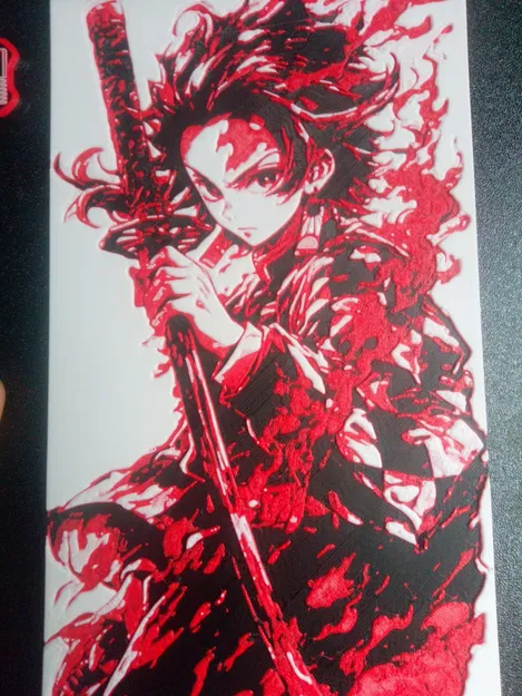 Tranh in Chroma Tanjiro Kamado - Image 1