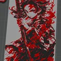 Tranh in Chroma Tanjiro Kamado - Thumbnail 2