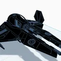Mô hình 3D phi thuyền Jedi Interceptor - Star Wars chất lượng cao - Thumbnail 1