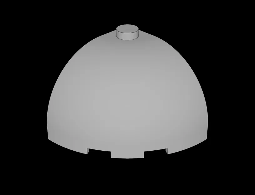 Mảnh ghép mái vòm 3x3x2 tương thích Lego (88293) - File in 3D - Image 1