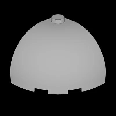 Mảnh ghép mái vòm 3x3x2 tương thích Lego (88293) - File in 3D