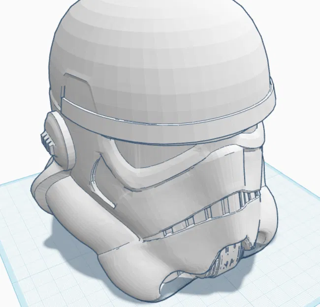 Mô hình mũ Stormtrooper Star Wars in 3D sắc nét - Image 1