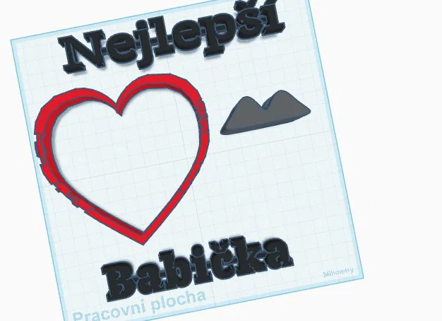 Mô hình trang trí 3D Người bà tuyệt vời nhất - Món quà đầy ý nghĩa - Image 1