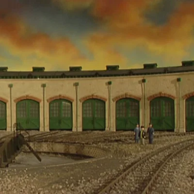 Mô hình nhà kho xe lửa HO Scale (Tidomoth và Knapfors) - File in 3D