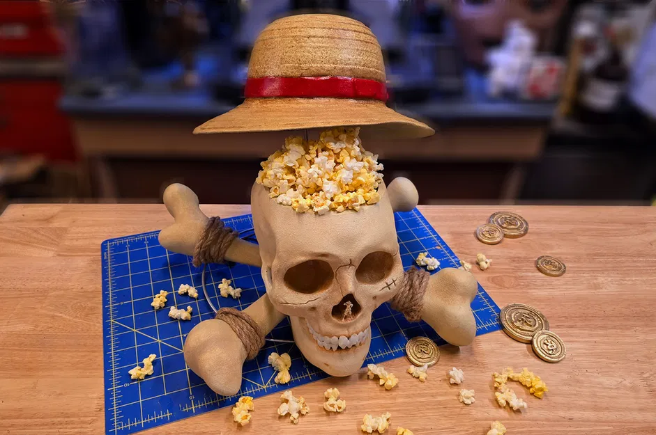 Regal - Netflix: Mô hình Hộp đựng bỏng ngô One Piece chính thức - Image 1